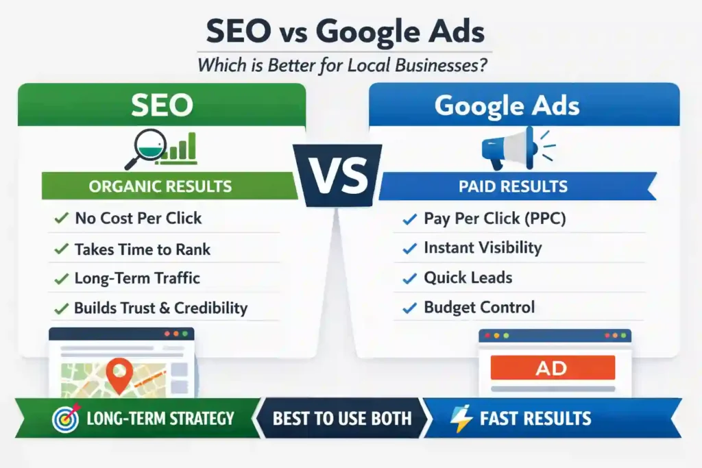 Seo vs Google Ads